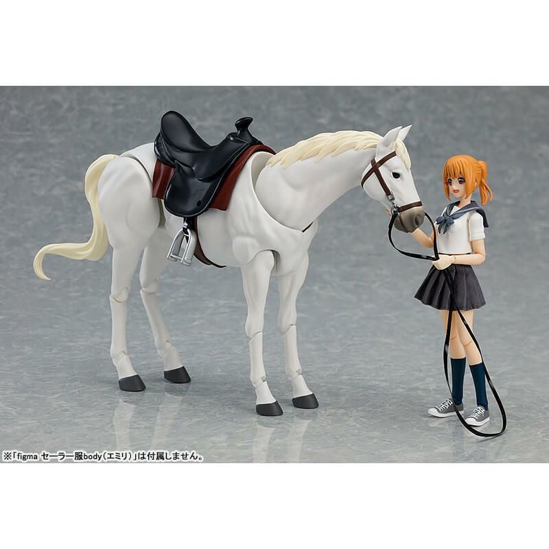 再販】マックスファクトリー figma 馬 ver.2 (白) 可動フィギュア