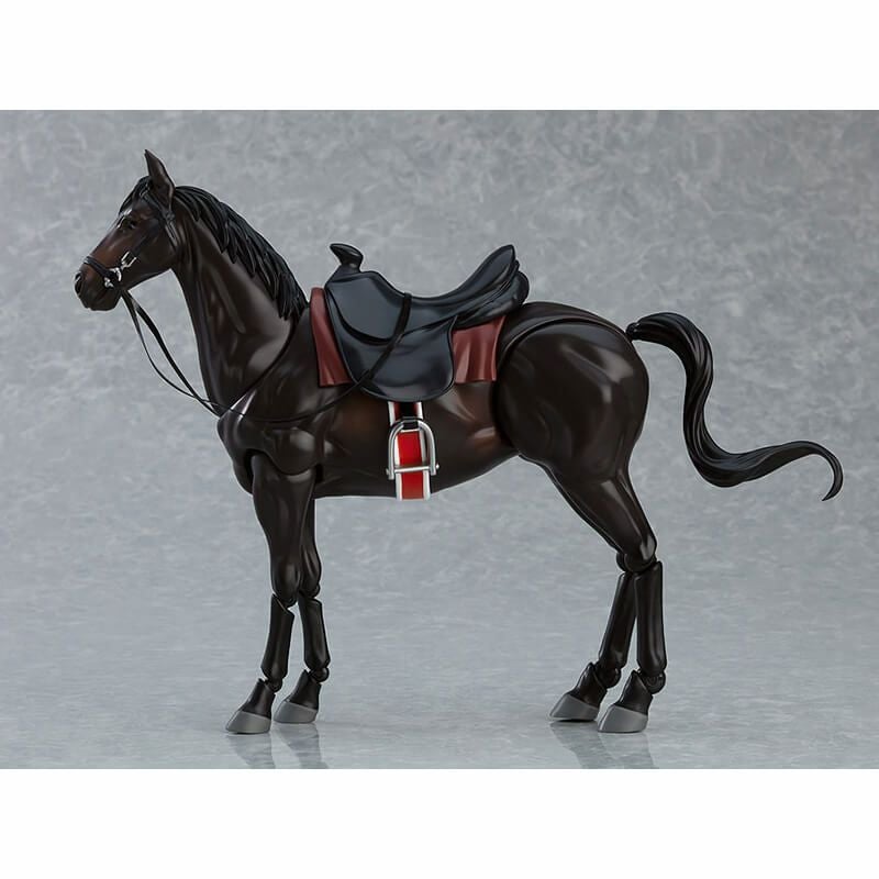 こ*ん様 馬フィギュア マックスファクトリー figma 馬 ver.2 (黒鹿毛) 可動フィギュア【在庫