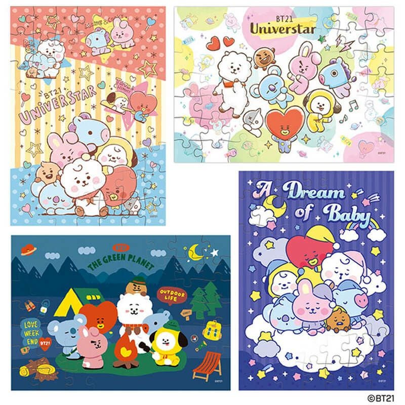 エンスカイ BT21 パズル ガム 8個入りBOX 食玩【在庫品】 | ガンギ