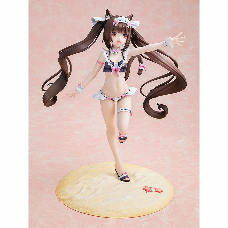 KDcolle ネコぱら ショコラ メイド水着ver. 1/7 完成品フィギュア KADOKAWA KDcolle ネコぱら ショコラ メイド水着ver. 1/7 完成品