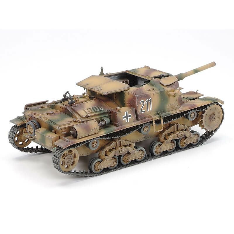 タミヤ1/35 イタレリ セモヴェンテ M42 da75/34塗装済み完成品 イタレリ 1/35 セモベンテ M42 da75/34 ドイツ軍仕様 プラモデル