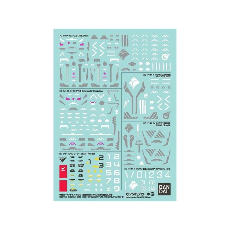 機動戦士ガンダム00[ダブルオー] ガンダムデカールNo.127 HG 1/144