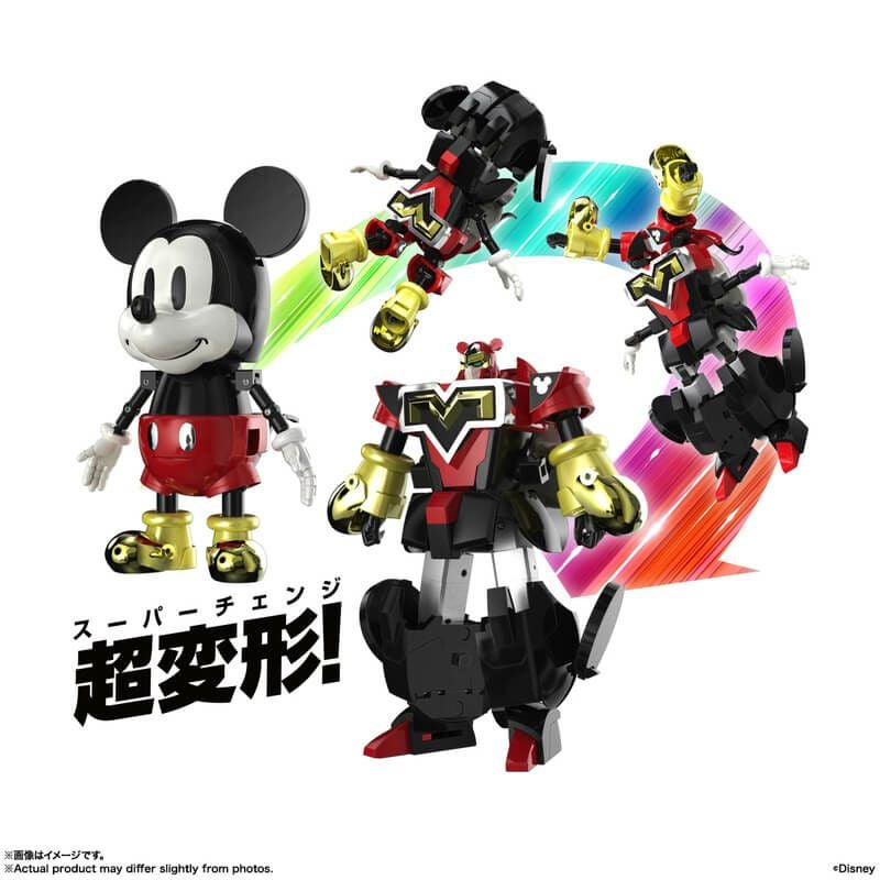 超合金 超変形 ミッキーマウス by 大河原邦男 ディズニーキャラクター